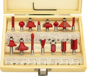 Meakida Router and Router Bit 15 Piece