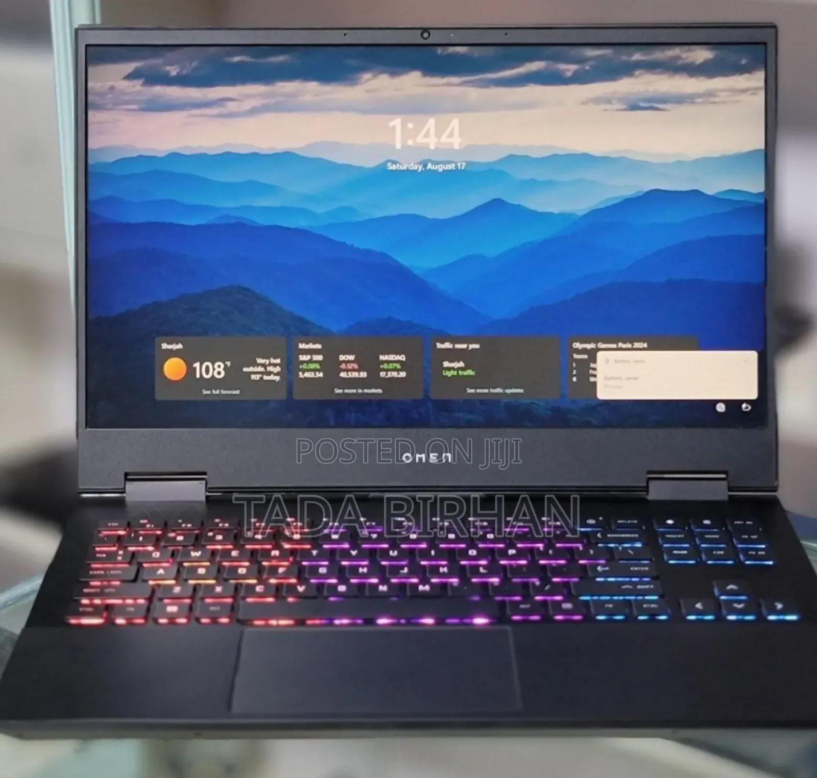 New Laptop HP Omen 17 16GB Intel Core I7 SSD 512GB