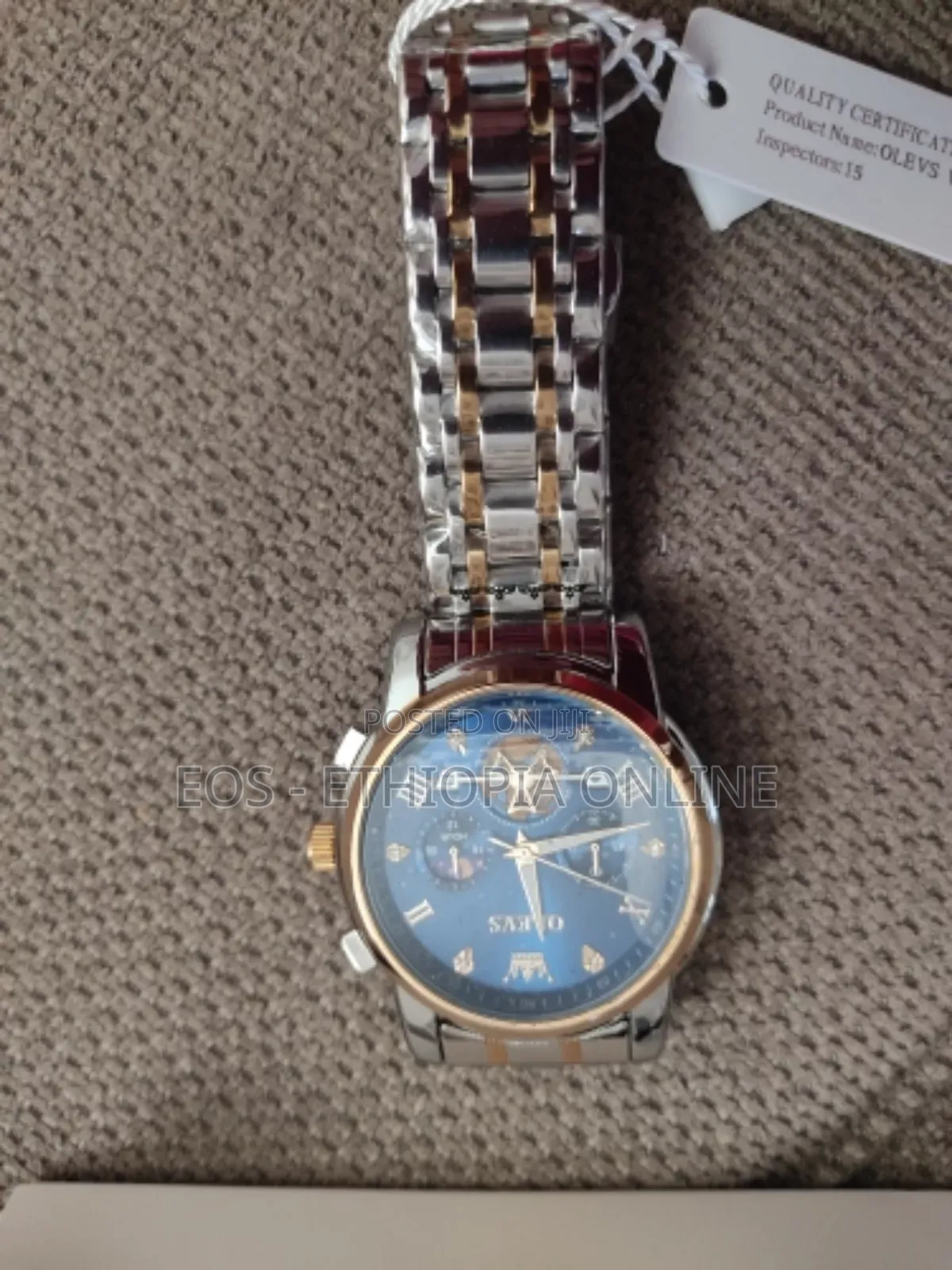 OLEVS Stainless Steel Chronograph Watches for Men [Preorder]