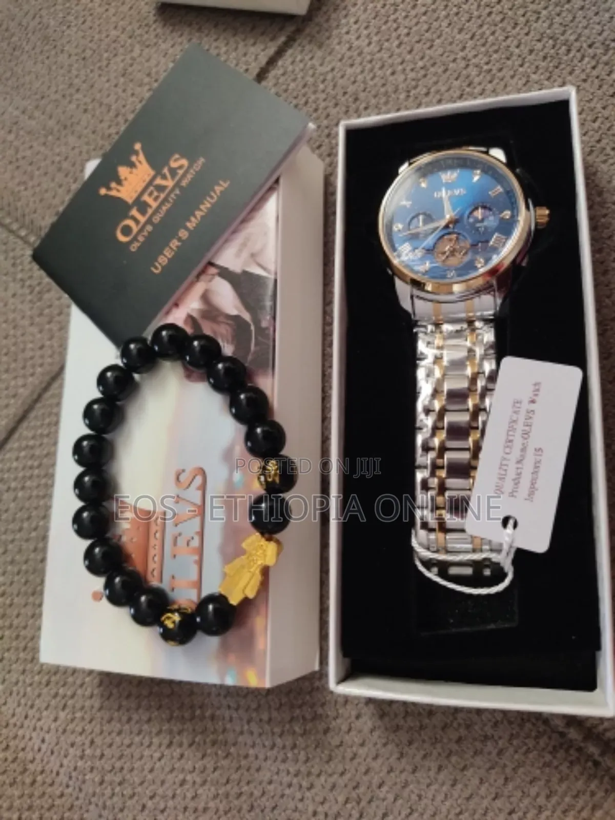 OLEVS Stainless Steel Chronograph Watches for Men [Preorder]