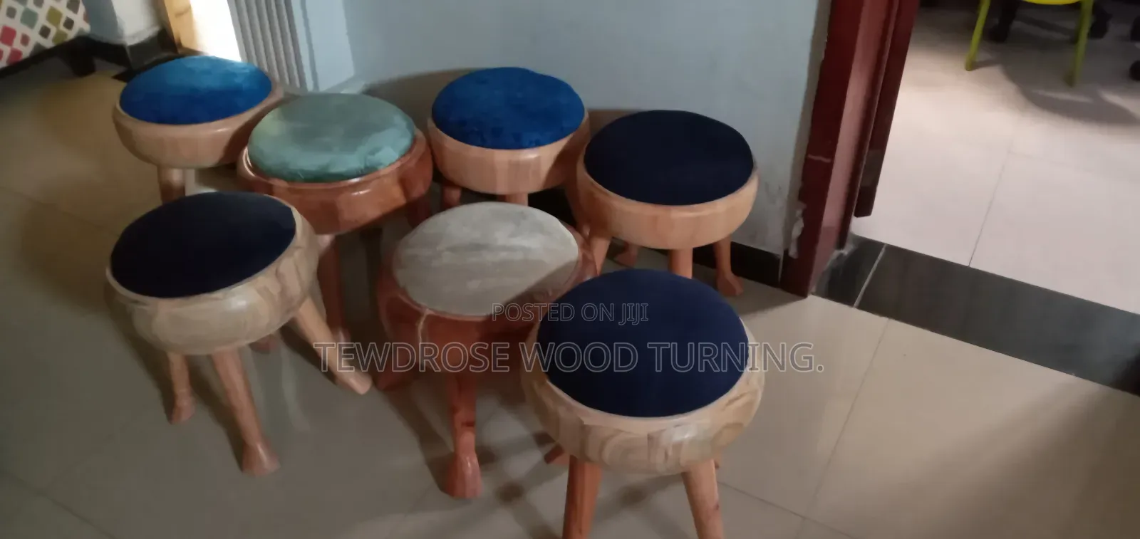 Awesome Confortable Stool With Wood