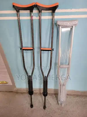 Adjustable Medical Crutches, Load-Bearing 130kg(1 Pair)