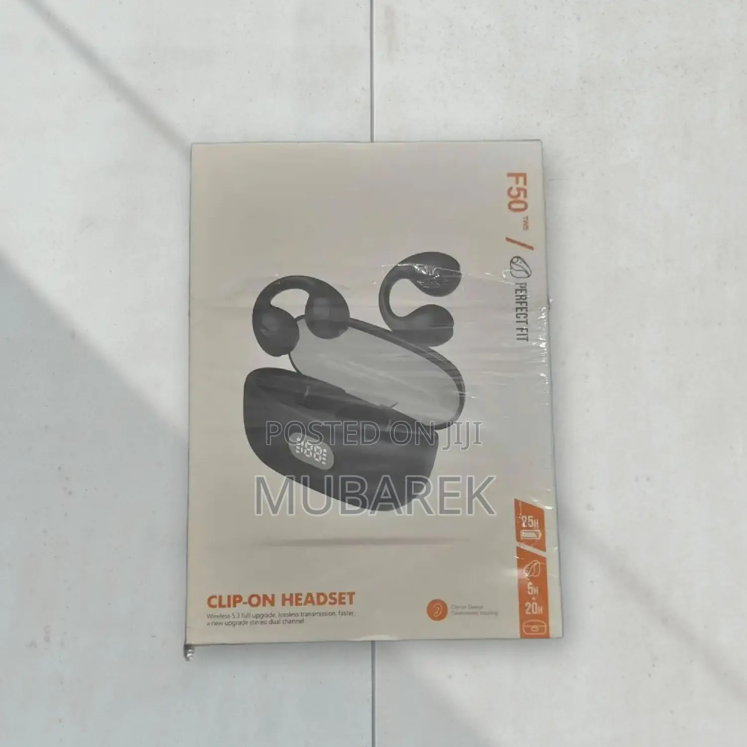 F50 Earhook: Immersive Audio on-the-Go