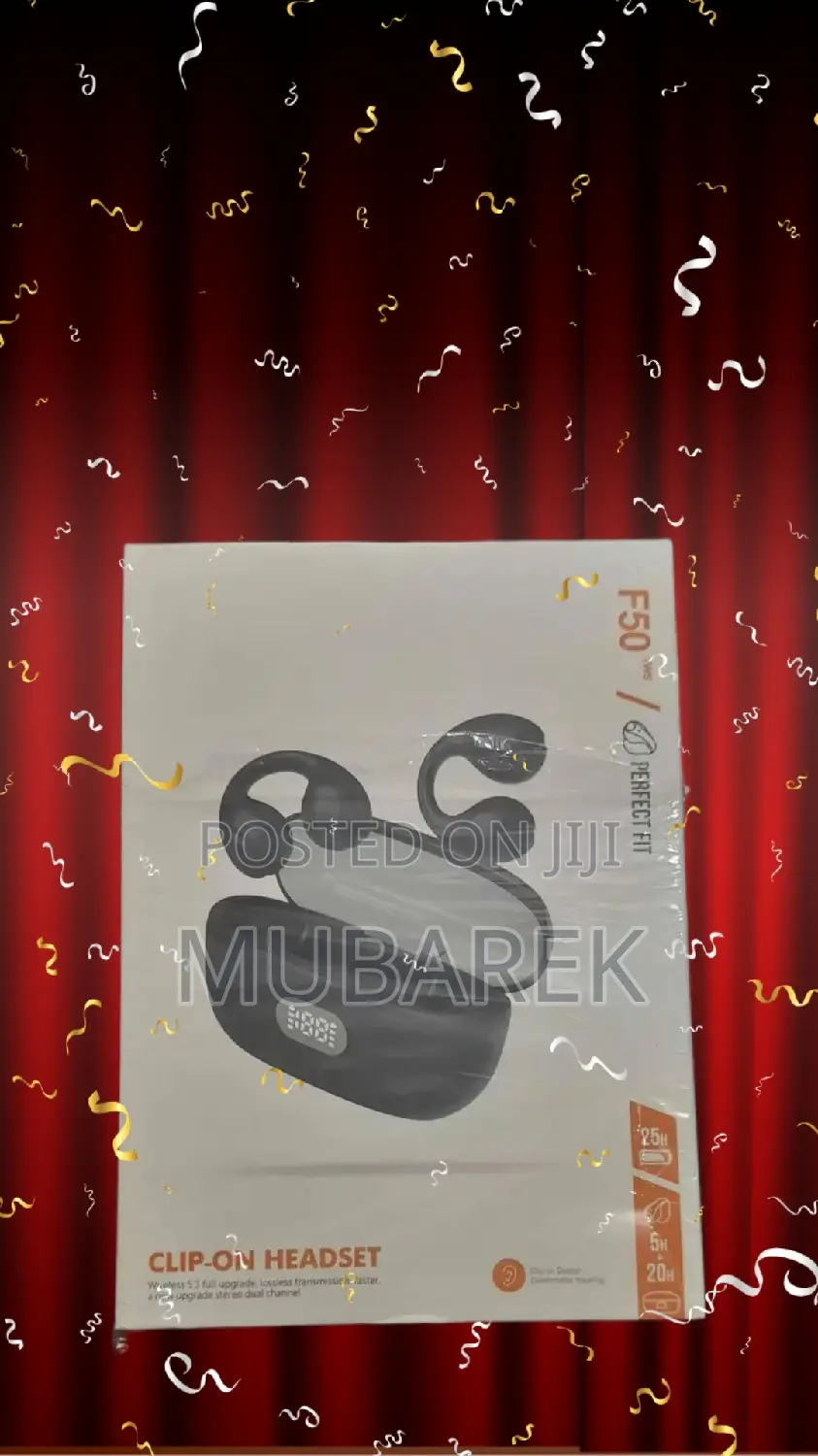 F50 Earhook: Immersive Soundscape, Unparalleled Comfort