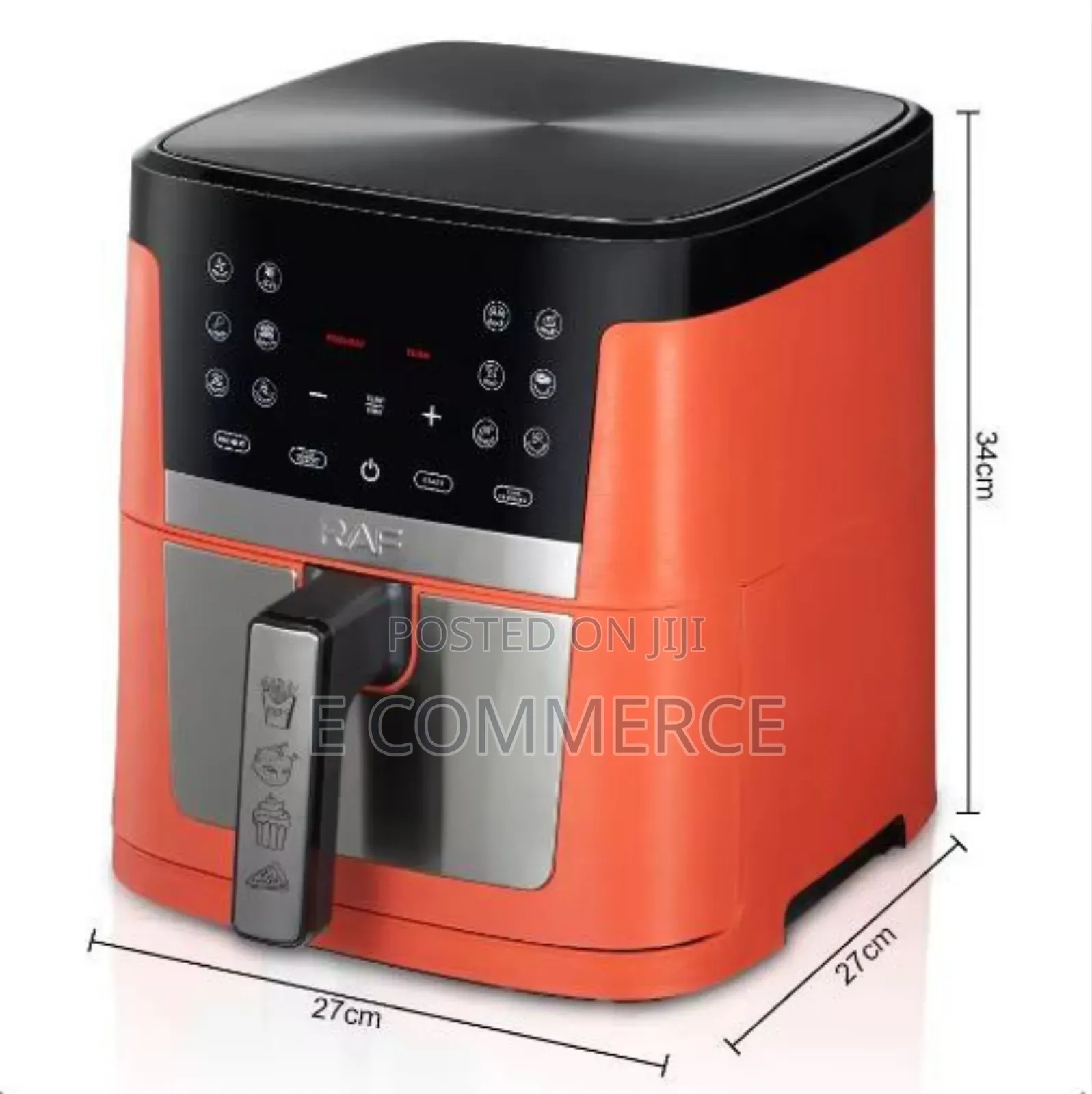 RAF Digital Air Fryer 9 Liter , 1800 Watt,