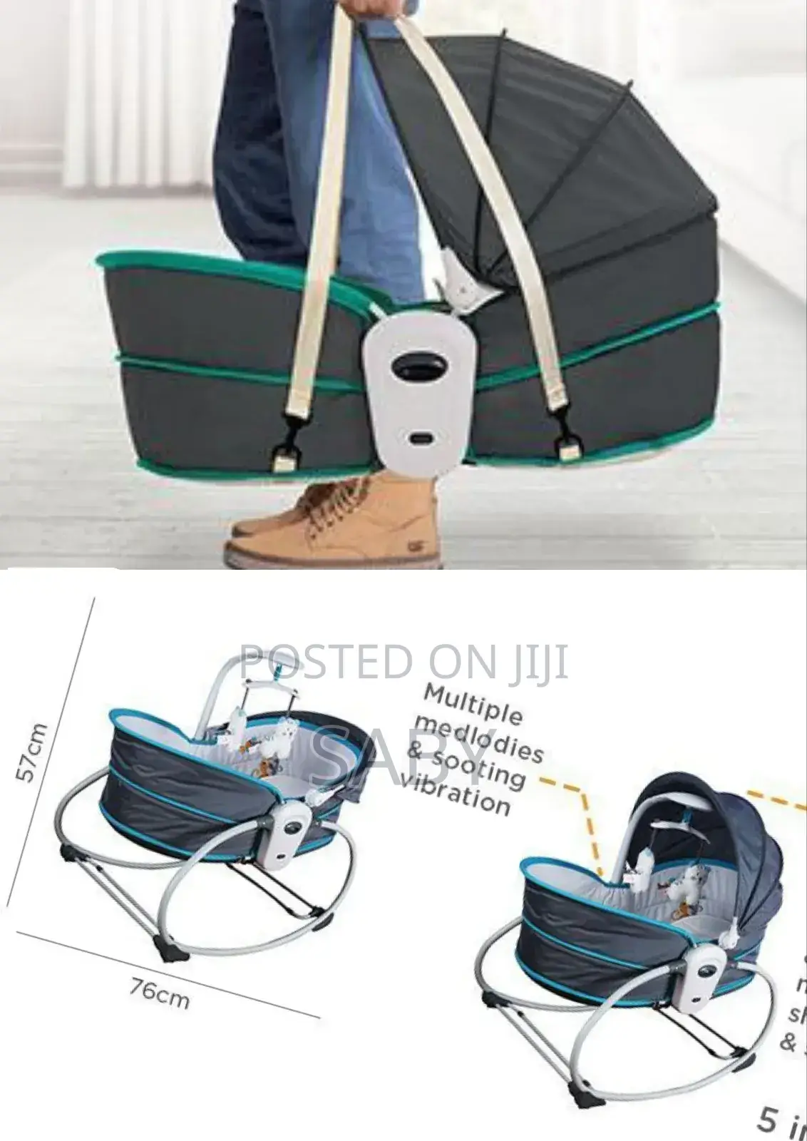 5 in 1 Rocker Bassinet Makes