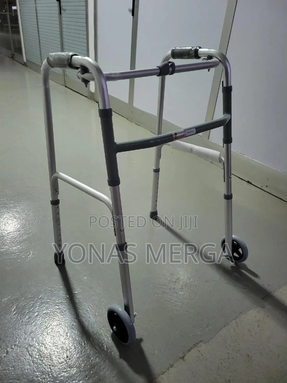 Compact Folding Walker, With Trigger Release and 5'' Wheels