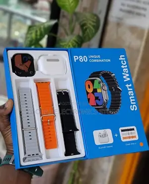 Photo - P80 Unique Combination Smart Watch With Airpods and 3 Straps