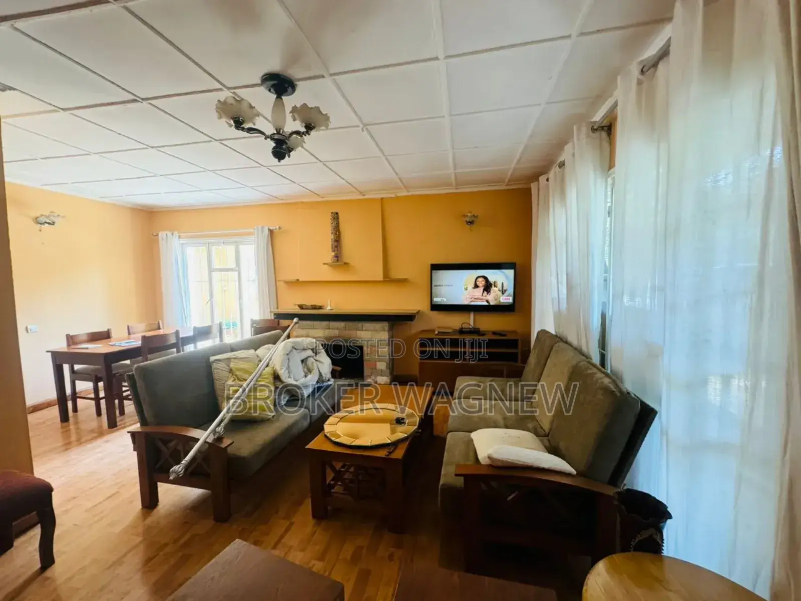 Furnished 3bdrm House in Kirkos for rent