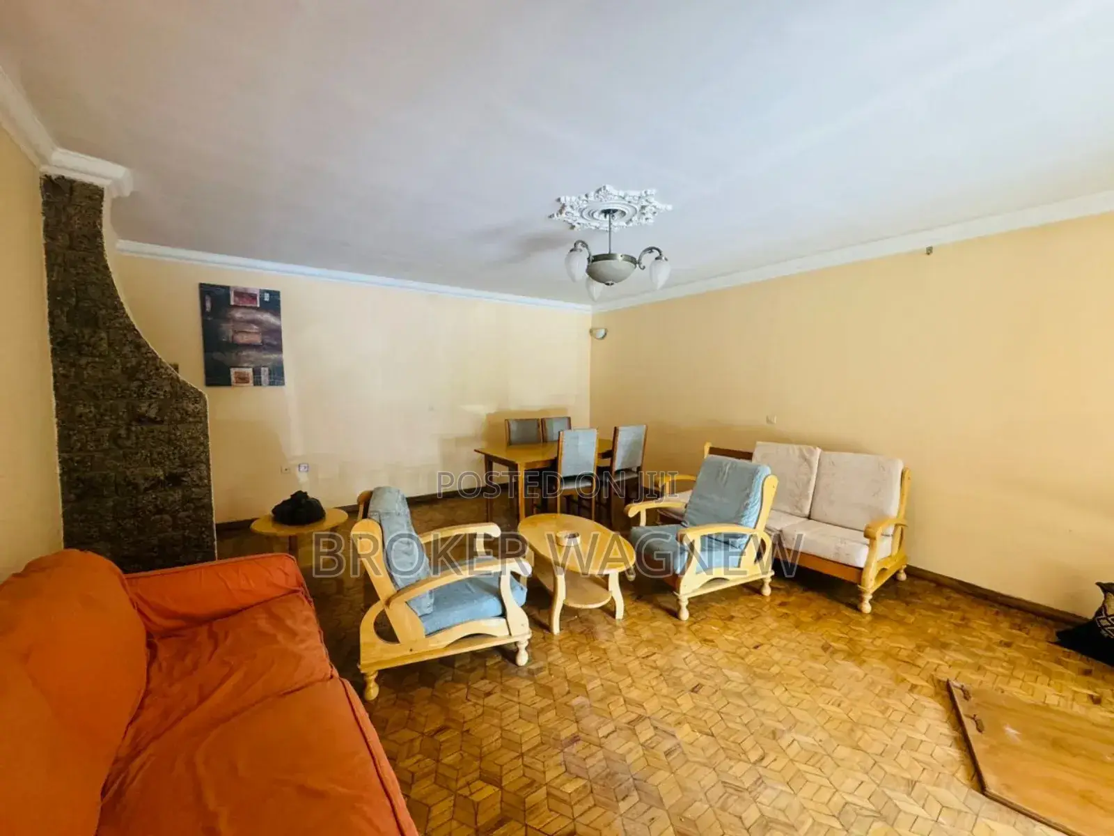 Furnished 3bdrm House in Kirkos for rent