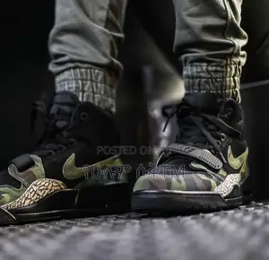 Photo - Original Air Jordan 312 Legacy ‘Black Camo Green’ Boots Shoe