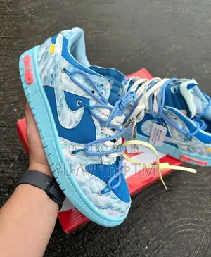 Original Nike Sb Dunk Low X Off White ‘Sky Blue’ Shoes