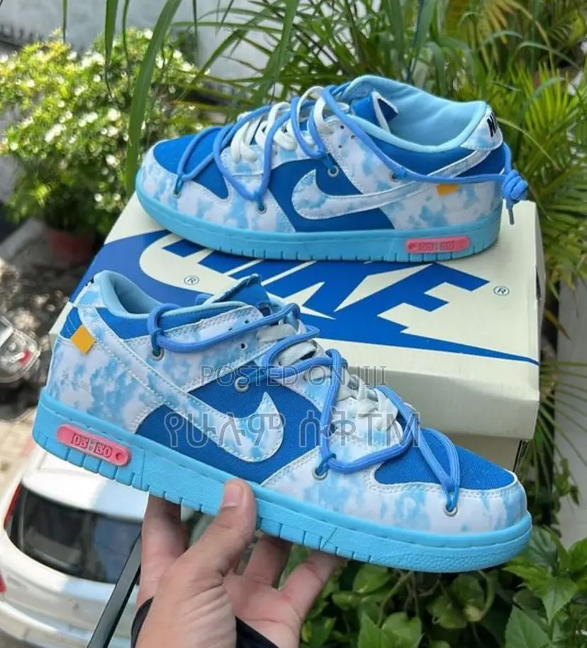 Original Nike Sb Dunk Low X Off White ‘Sky Blue’ Shoes