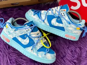 Original Nike Sb Dunk Low X Off White ‘Sky Blue’ Shoes