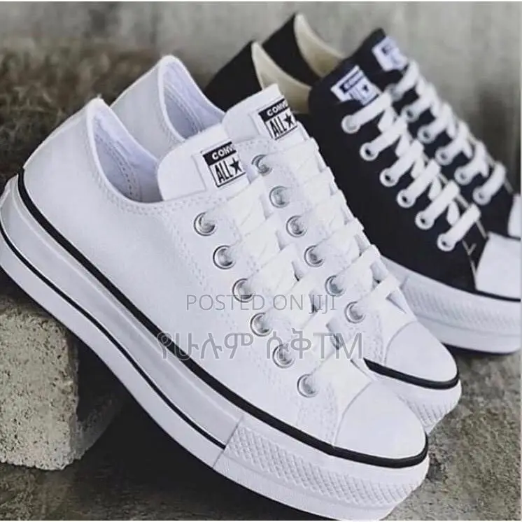 Original Converse All Star Platform Double Sole Low Top Shoe
