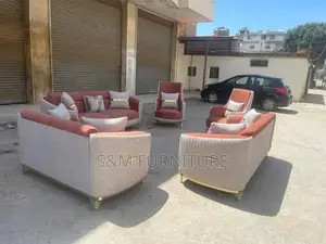 Photo - Classic Living Room Sofa Sets With Aluminium Sofa Legs