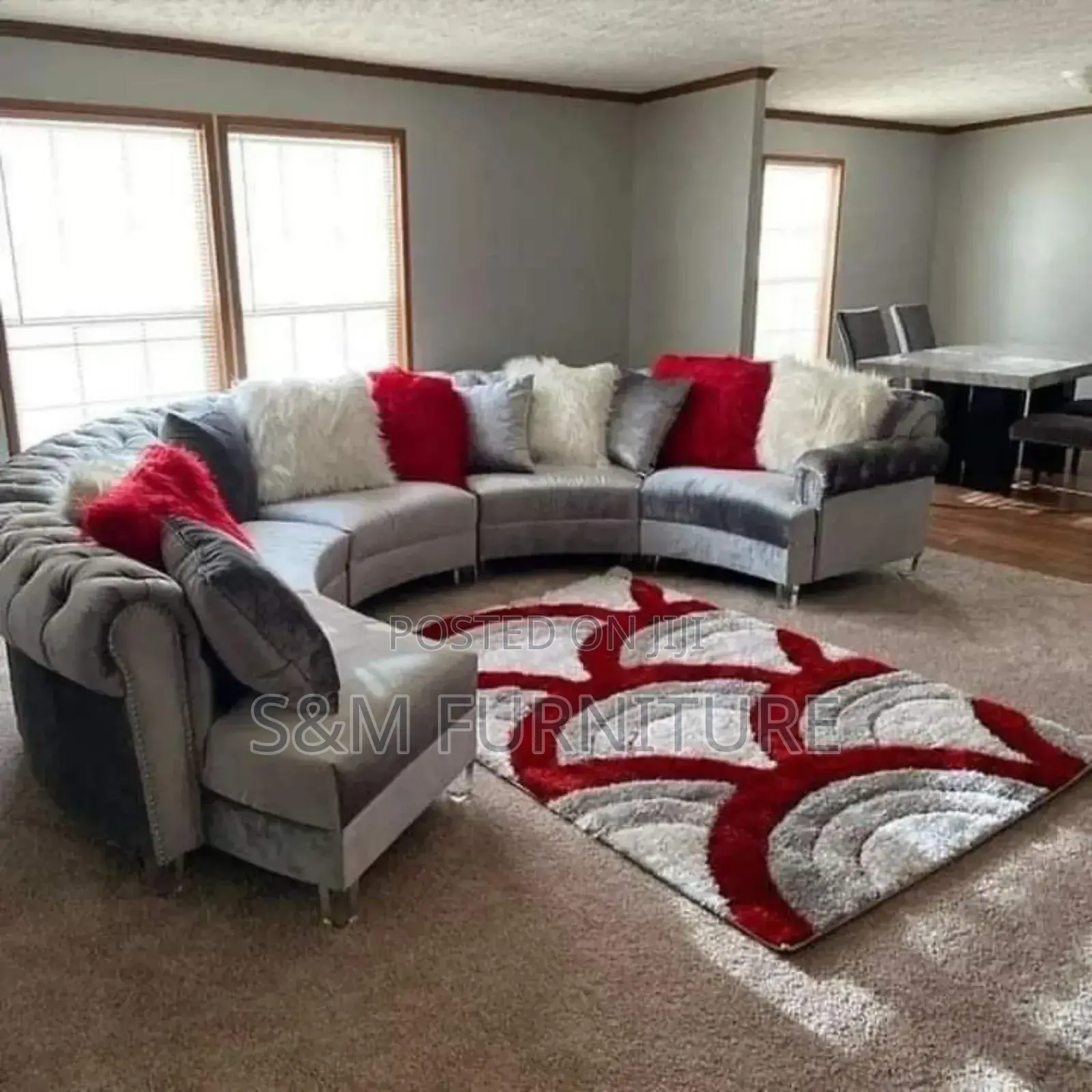 Cool Living Room L Shape Sofa Sets With Aluminium Sofa Legs.