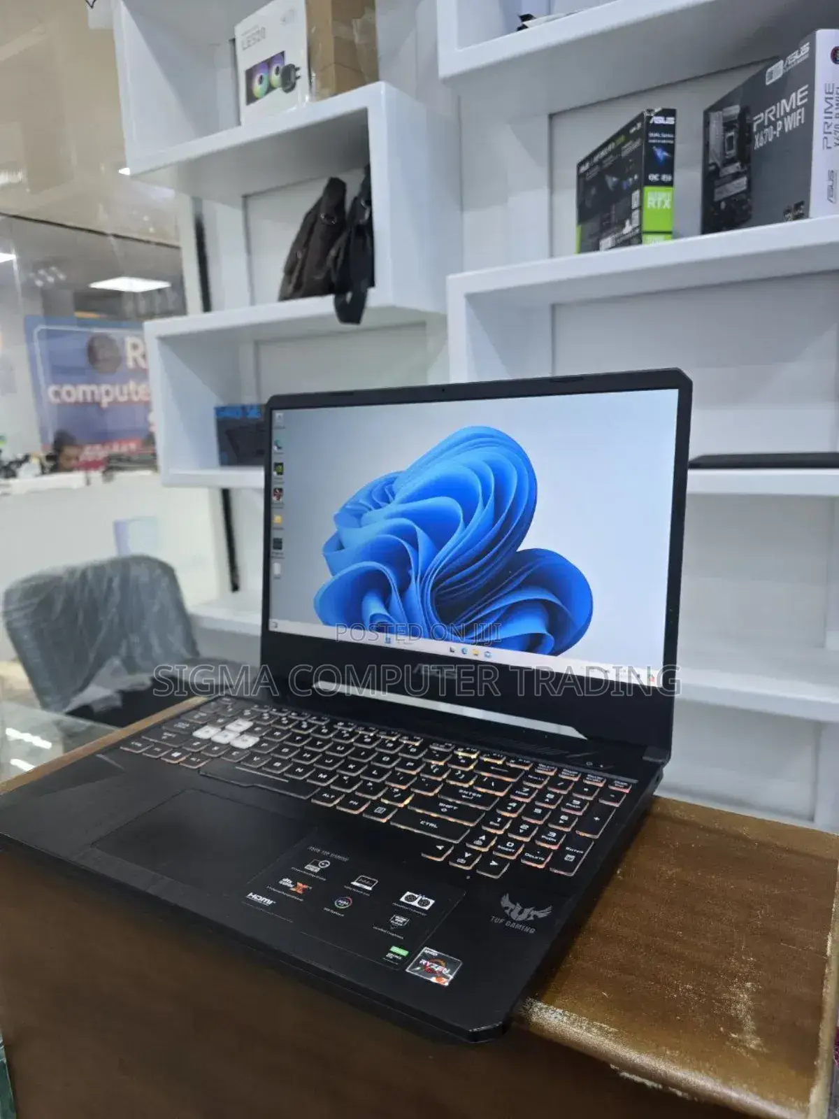 New Laptop Asus TUF Gaming A15 16GB AMD Ryzen 7 SSD 512GB