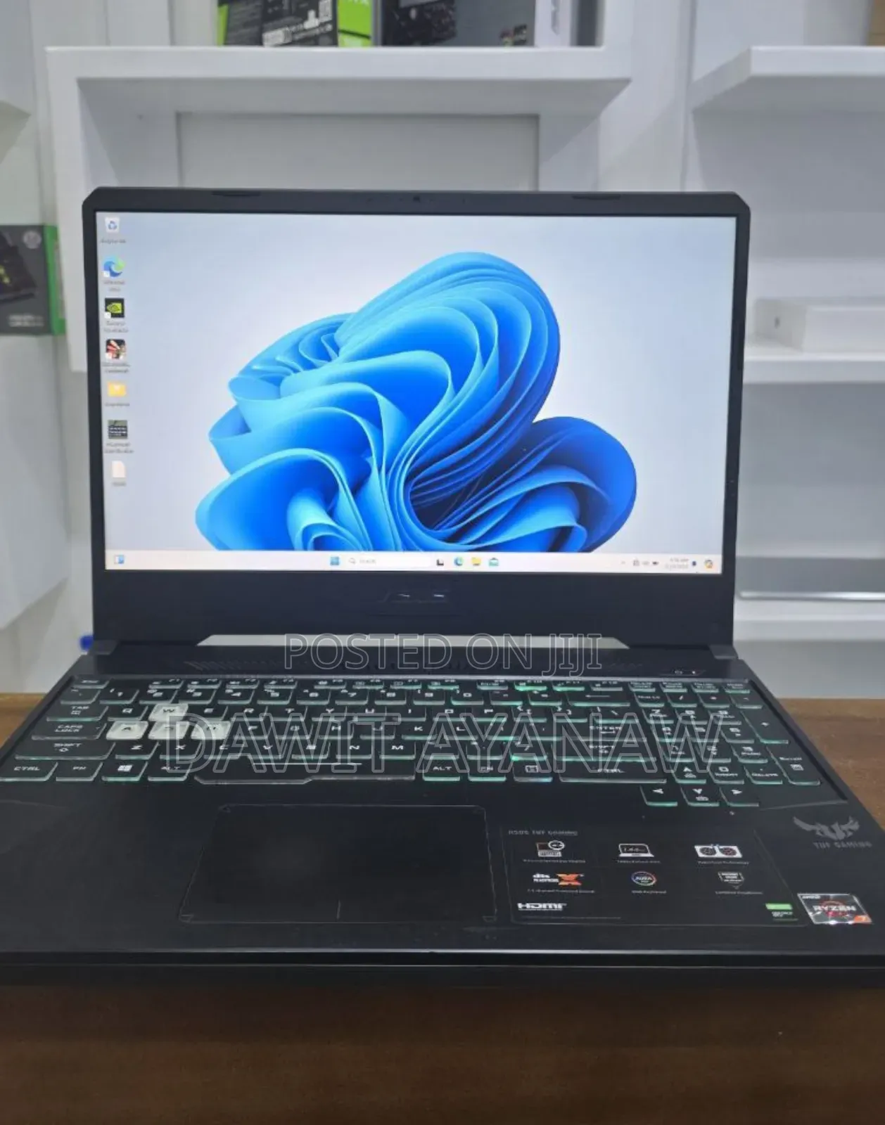 New Laptop Asus TUF Gaming A15 16GB AMD Ryzen 7 SSD 512GB