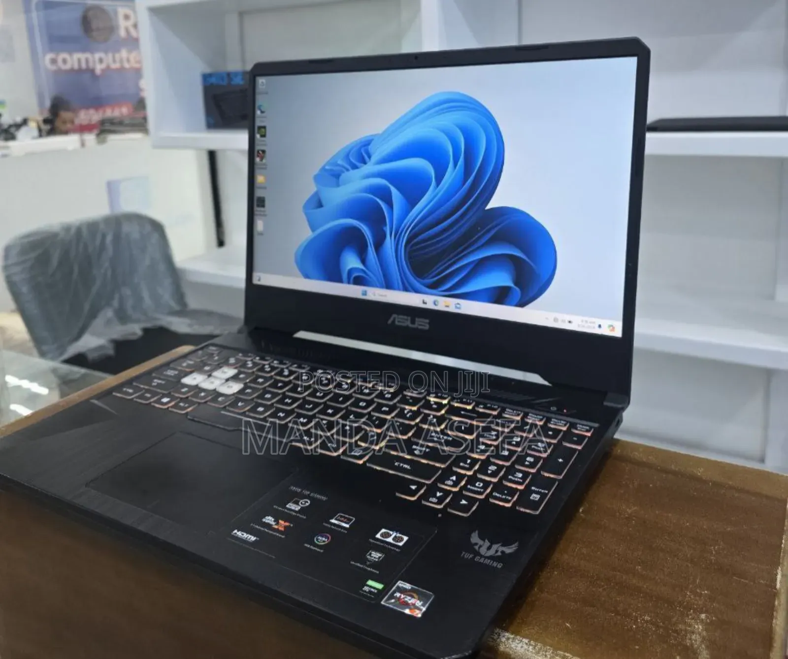 New Laptop Asus TUF Gaming A15 16GB AMD Ryzen 7 SSD 512GB