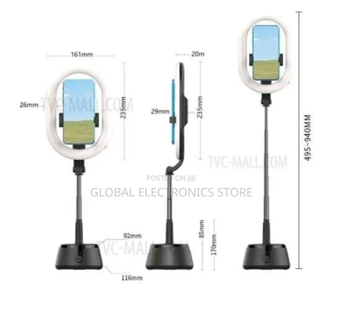 360° የሚዞር ፊታችን በማየት Photo የሚያነሳ እንዲሁም Video የሚቀርፅ Ring Light