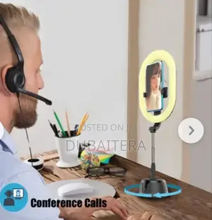 Hands Free Capturecam 360° Face Object Tracker Ring Light