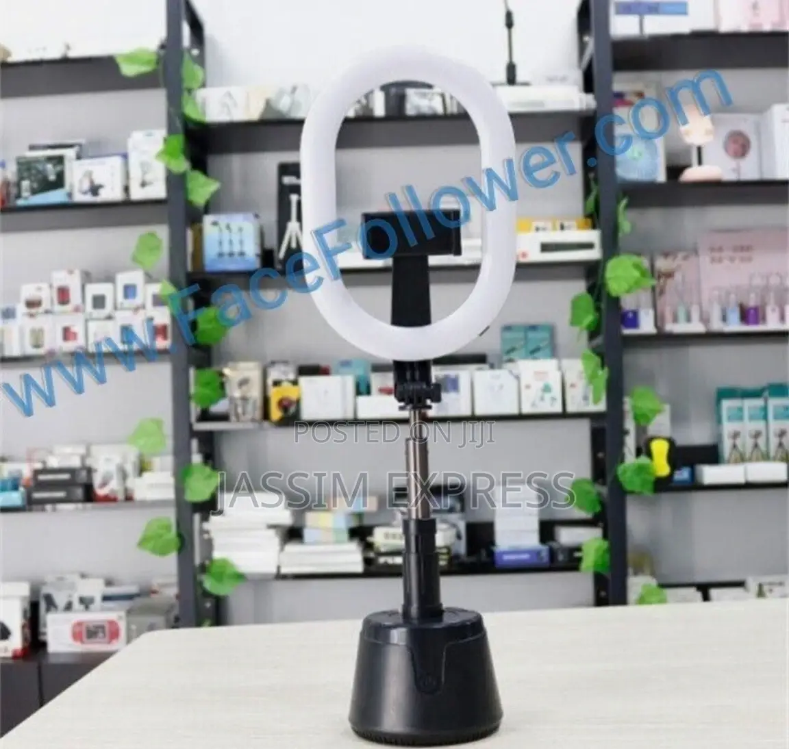 Auto Face Tracking 360 Degree Rotating Ringlight