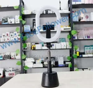 Auto Face Tracking 360 Degree Rotating Ringlight