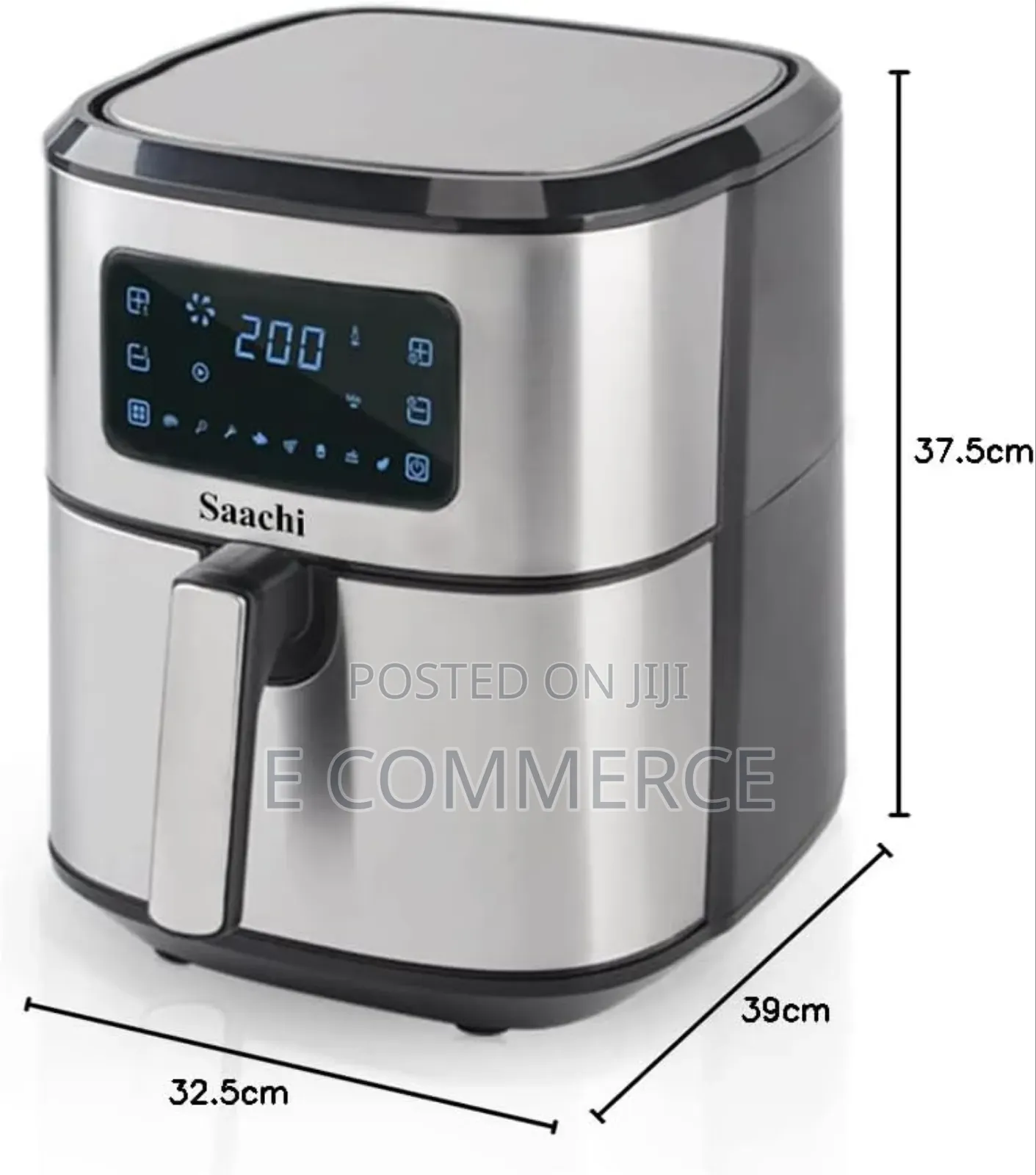 Saachi 7L Air Fryer With 60 Mins Timer Digital Display