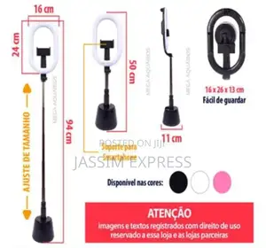 Auto Face Tracking 360 Degree Rotating Ringlight
