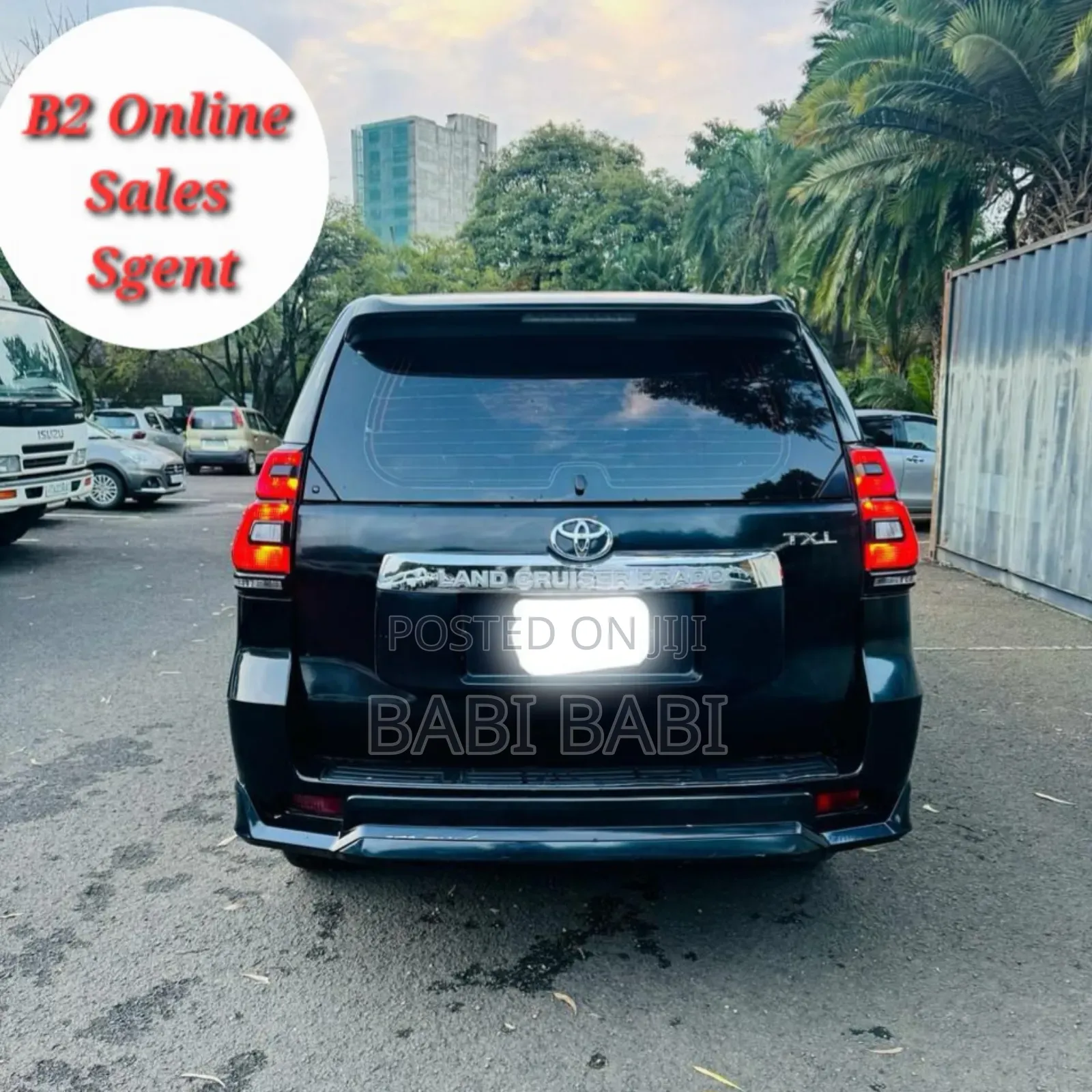 Toyota Land Cruiser Prado 2012 Matt Black