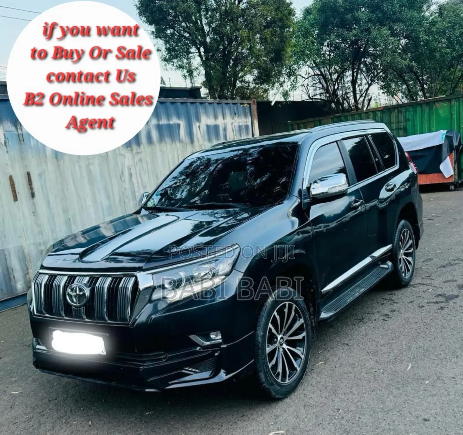 Toyota Land Cruiser Prado 2012 Matt Black