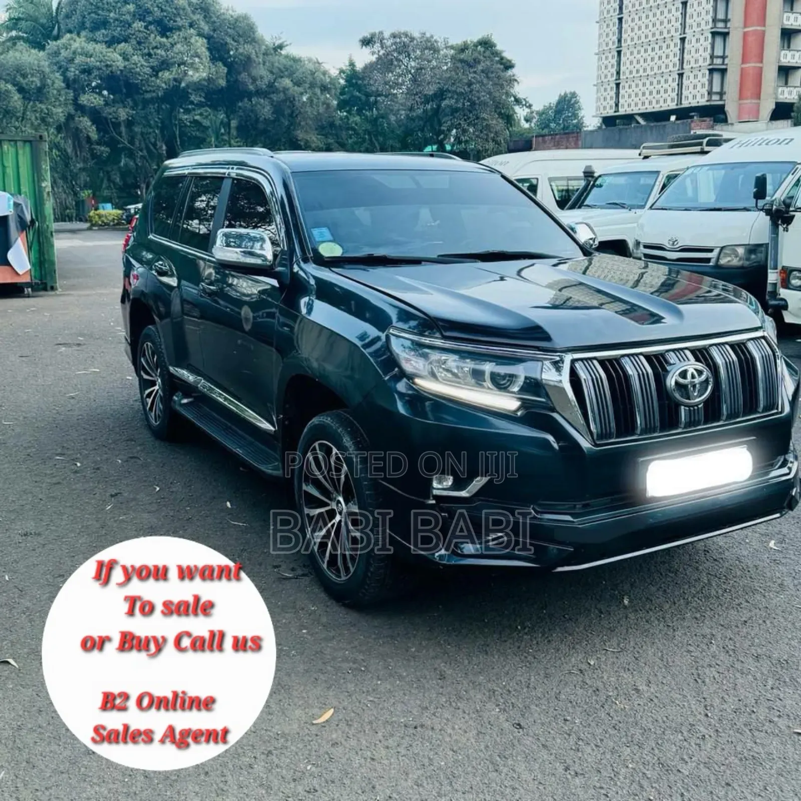 Toyota Land Cruiser Prado 2012 Matt Black