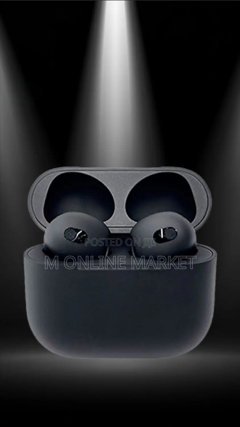 Black New Airpod Pro 3rd Gen: Intelligent Tracking