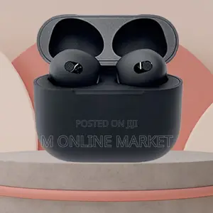 Photo - Black New Airpod Pro 3rd Gen: Intelligent Controls