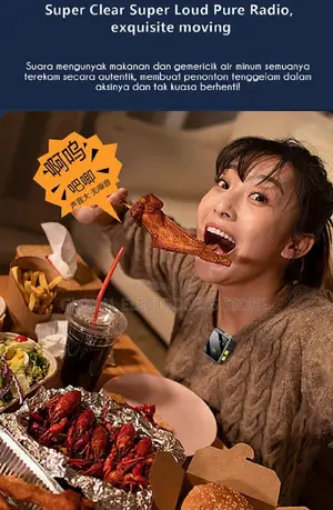 3in1 Wireless Lavalier Dual Microphone (DSP Noise Reduction)