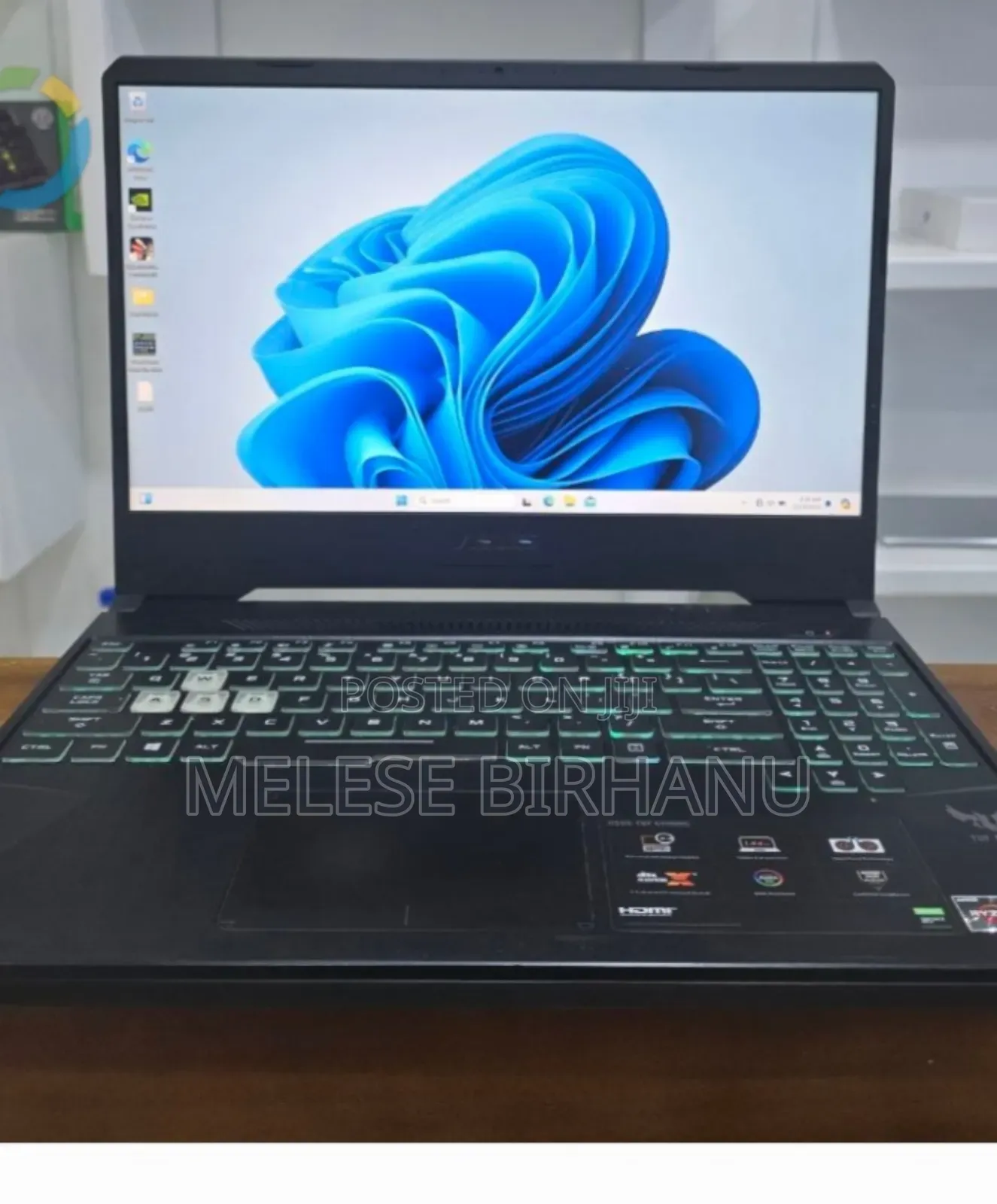 New Laptop Asus TUF516P 16GB AMD Ryzen 7 SSD 512GB