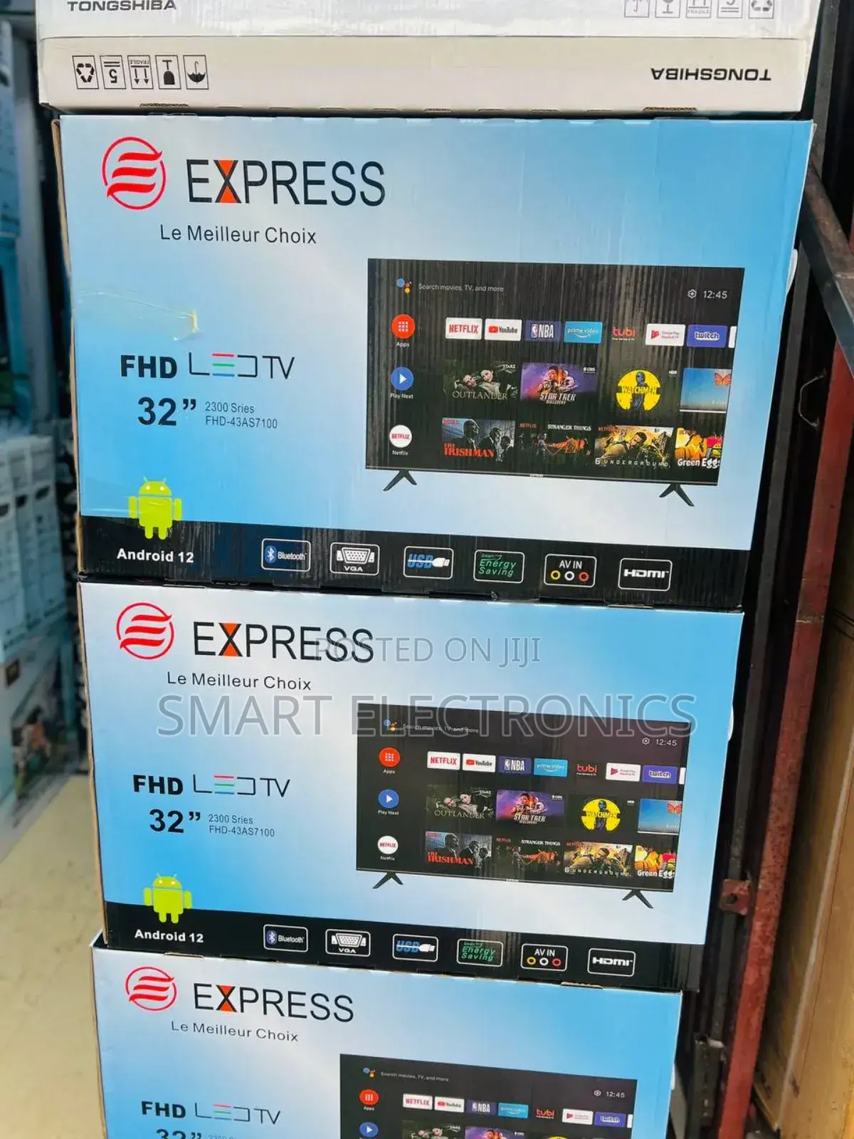 Express 32inch Tv Double Glass Smart Uhd Tv