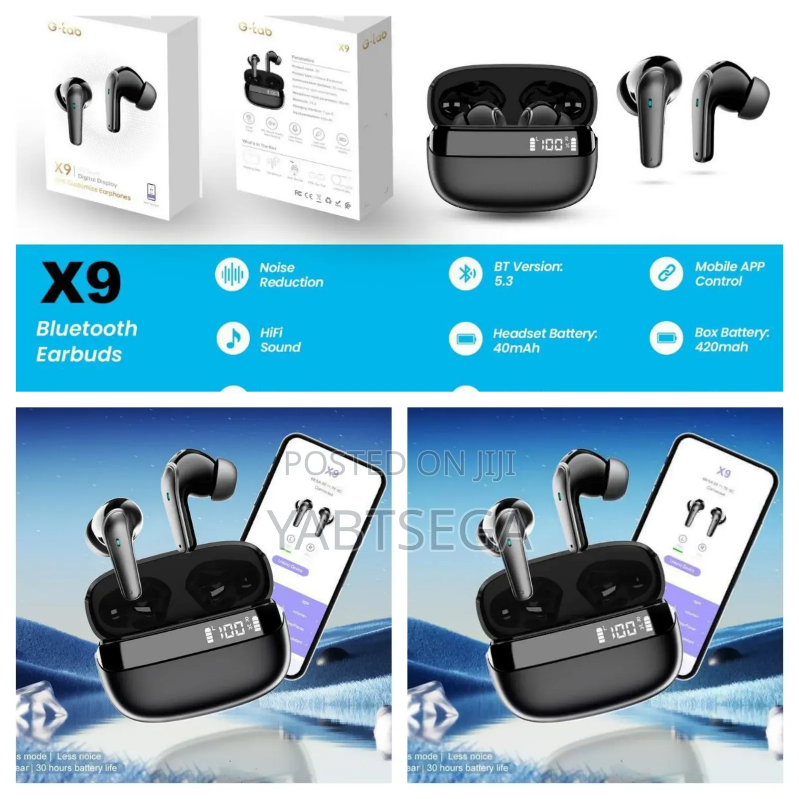 Original G-Tab X9 Earbuds