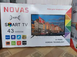 Photo - Novas 43 Inch Tv Double Glass Smart