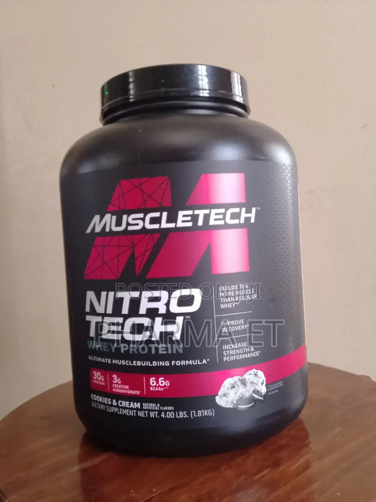 Whey Plus Creatine Muscletech Nitrotech 1.81kg