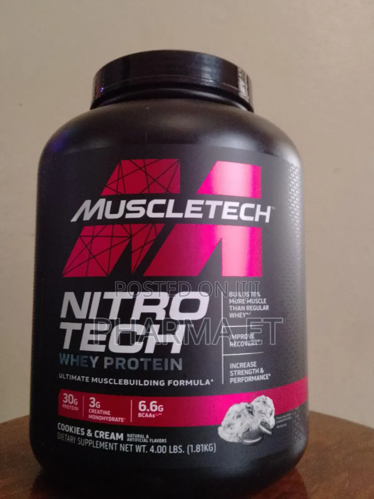 Netrotech Whey Protein 1.81kg Plus Creatine Monohydrate