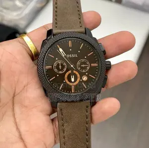 Fossil Leather Strap Men’S Watch