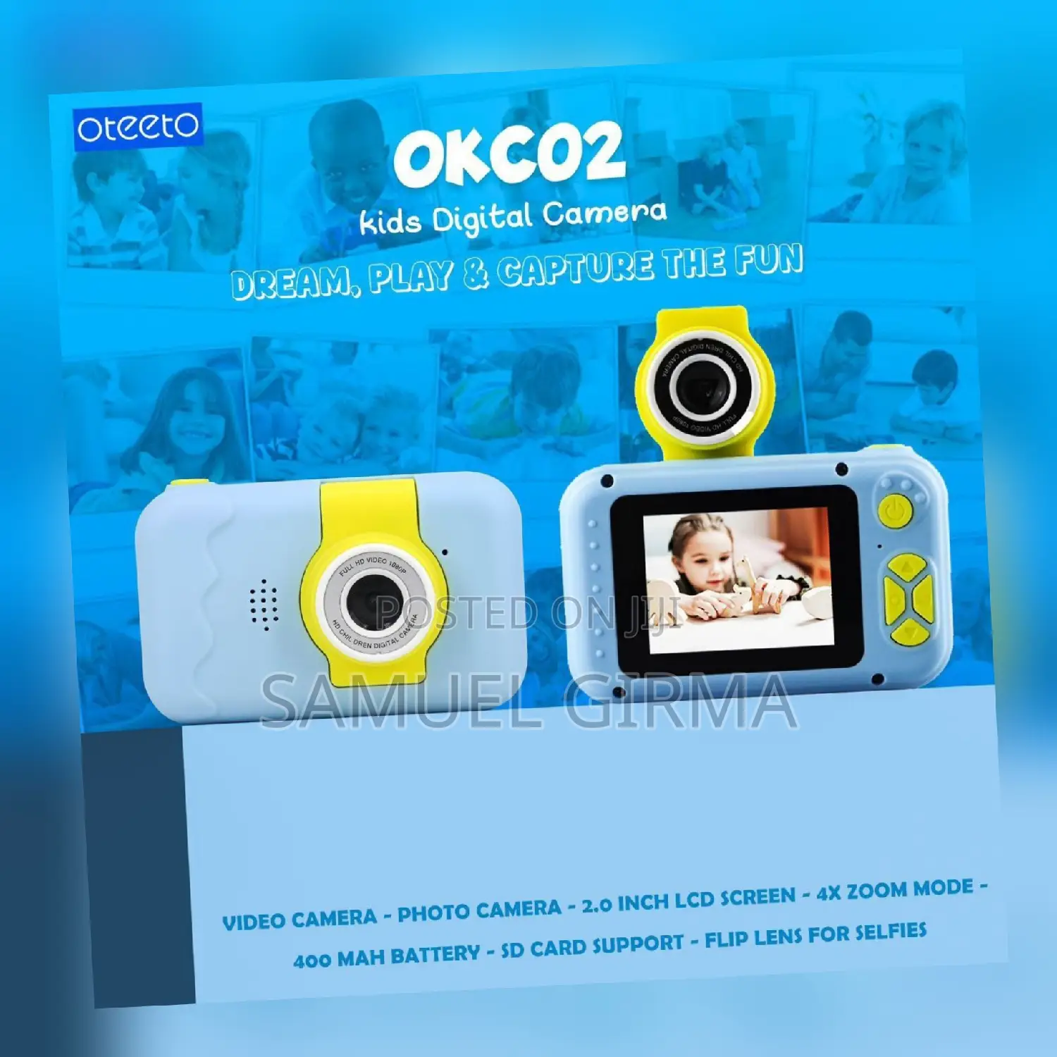 Oteeto OKCO2 Kids Digital Camera
