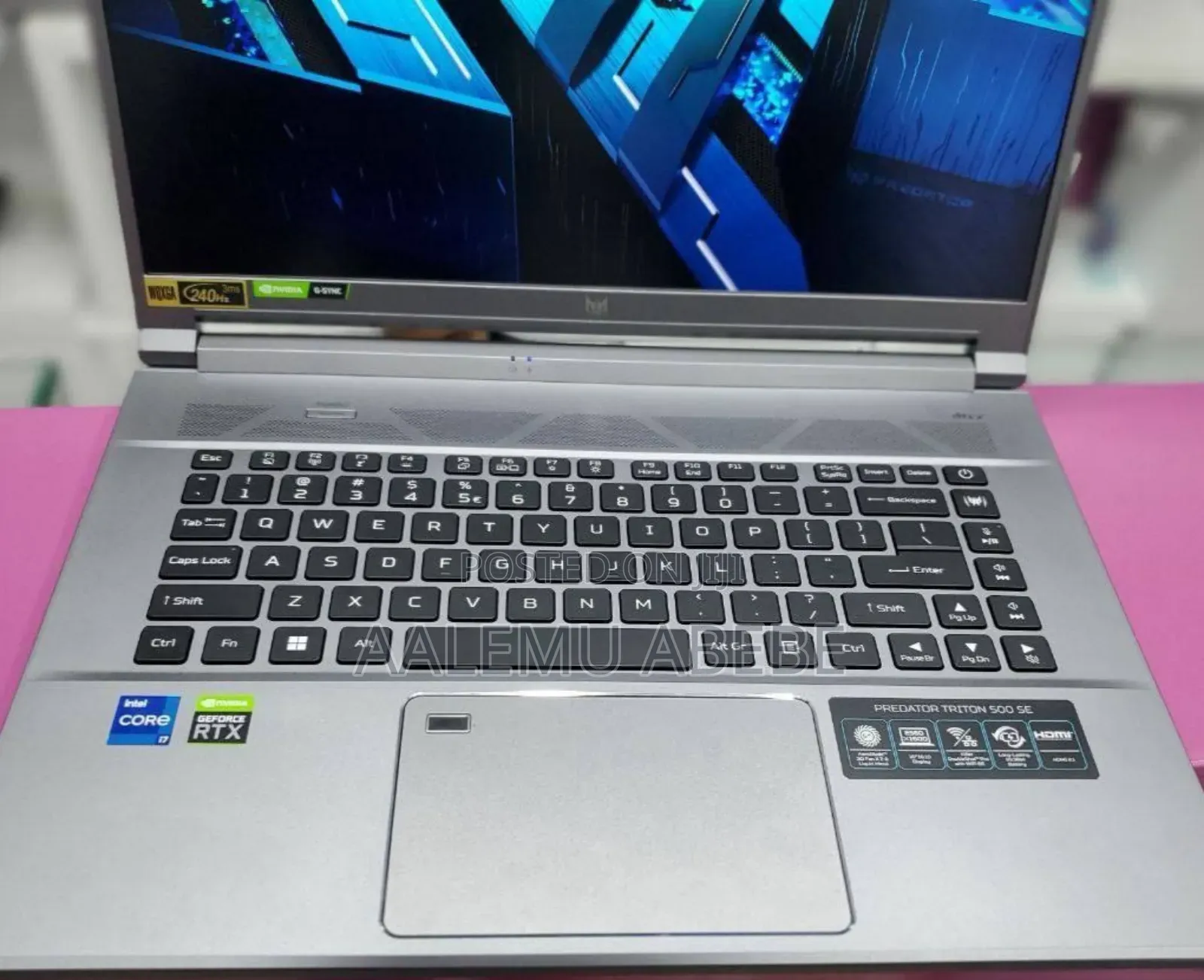 New Laptop Acer Predator Triton 500 SE 16GB Intel Core I7 SSD 2T