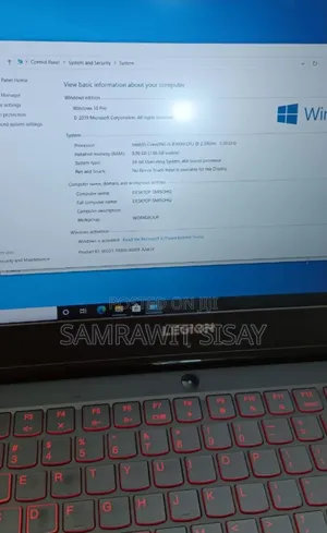 New Laptop Lenovo Legion 5 8GB Intel Core I5 SSD 512GB