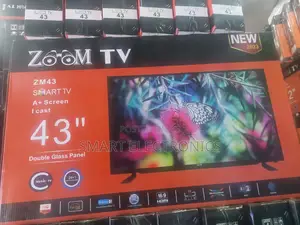 Zoom 43 Inch Tv Double Glass Smart Uhd Tv