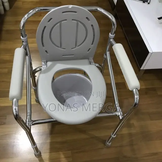 Toilet Chair
Material:Semi-Stainless Steel/PVC Seat