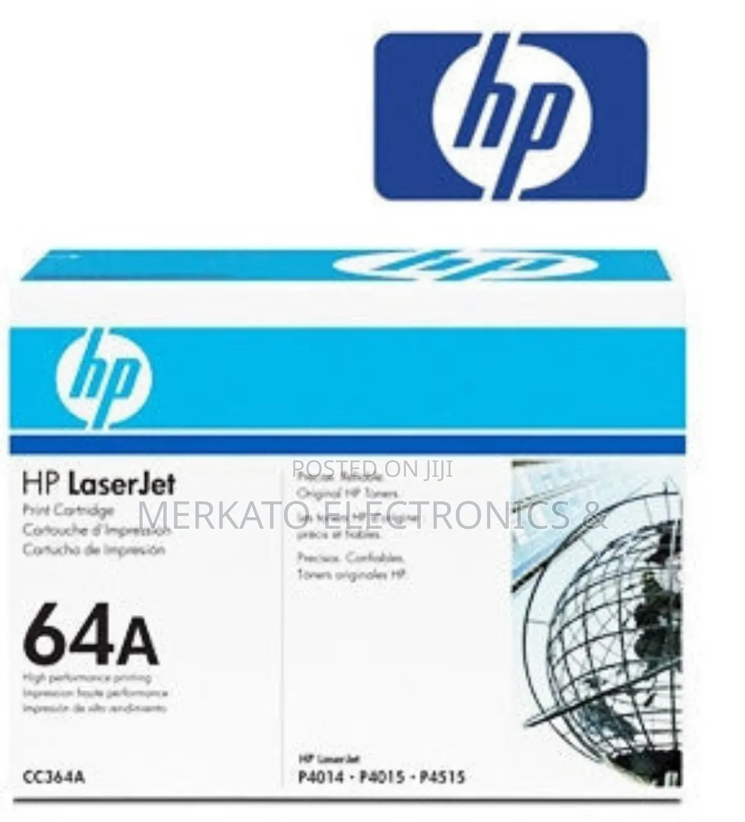 Hp 64a Black Original Laserjet Toner Cartridge Cc364a