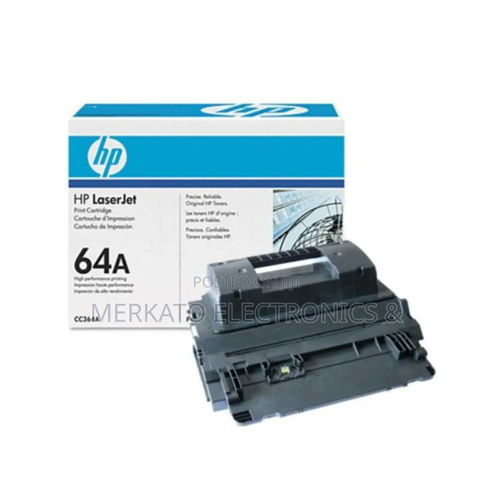 Hp 64a Black Original Laserjet Toner Cartridge Cc364a